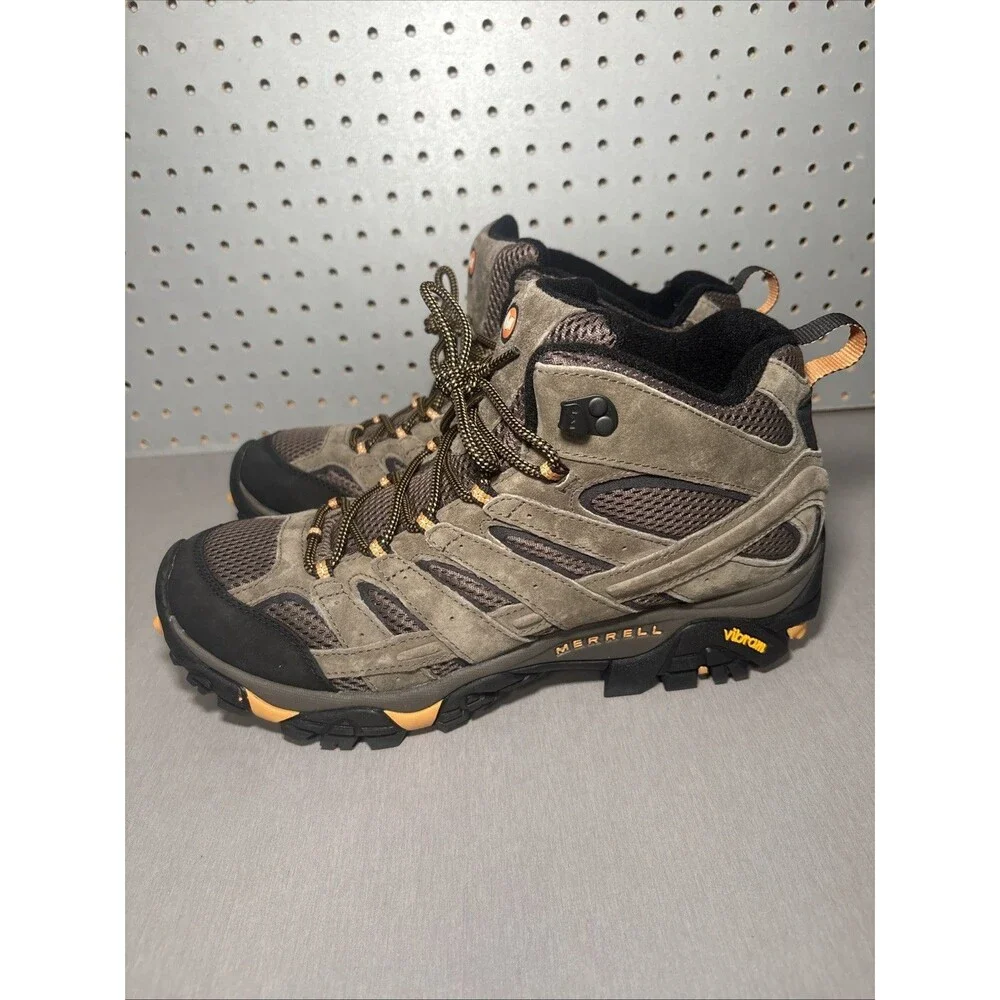 Merrell Moab 2 Ventilator Mid Hiking Shoes Mens Size 13 Walnut Brown Sneakers
